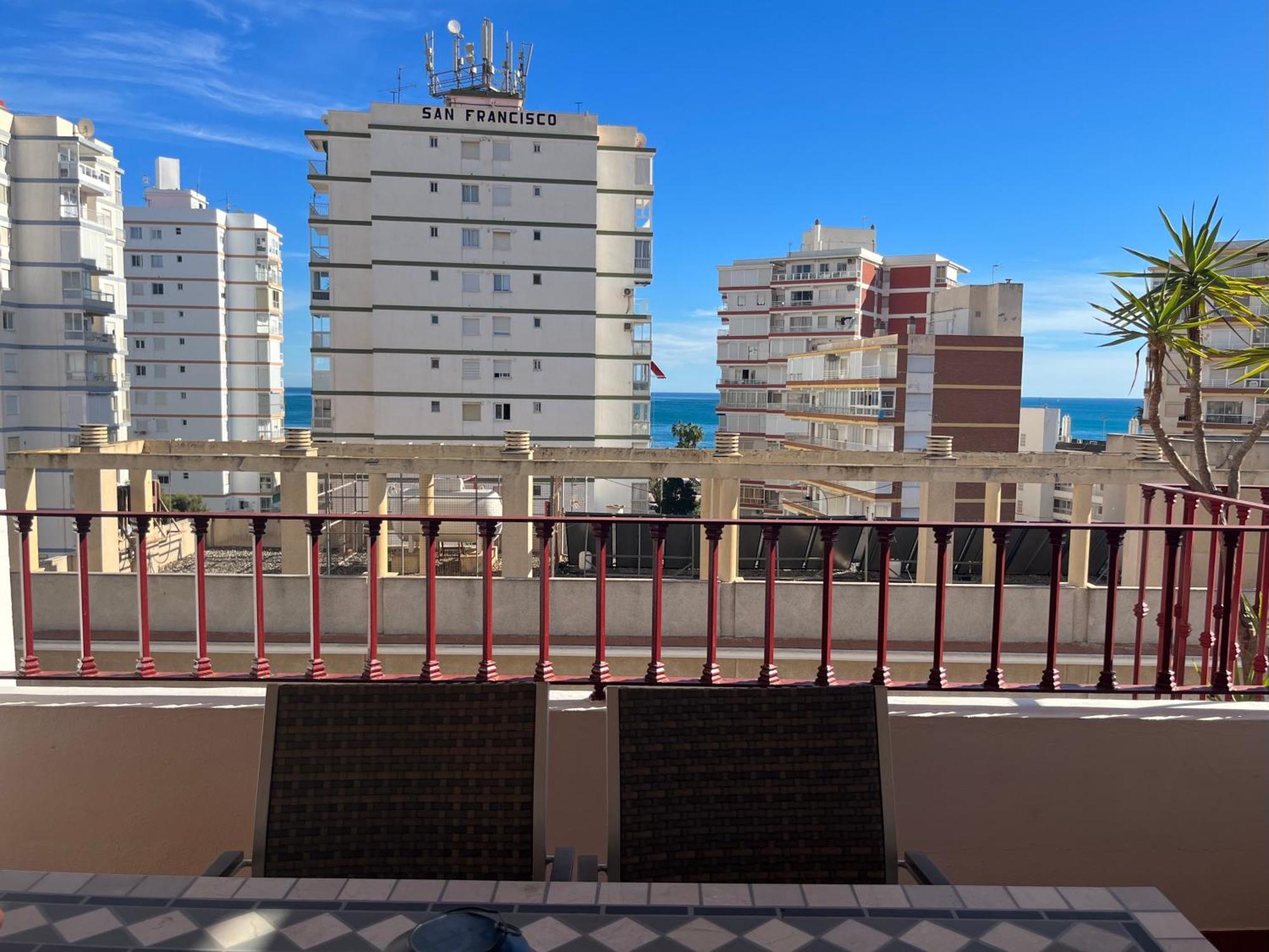 Ático con vistas al mar - Penthouse - private parking Torre Del Mar Exterior foto