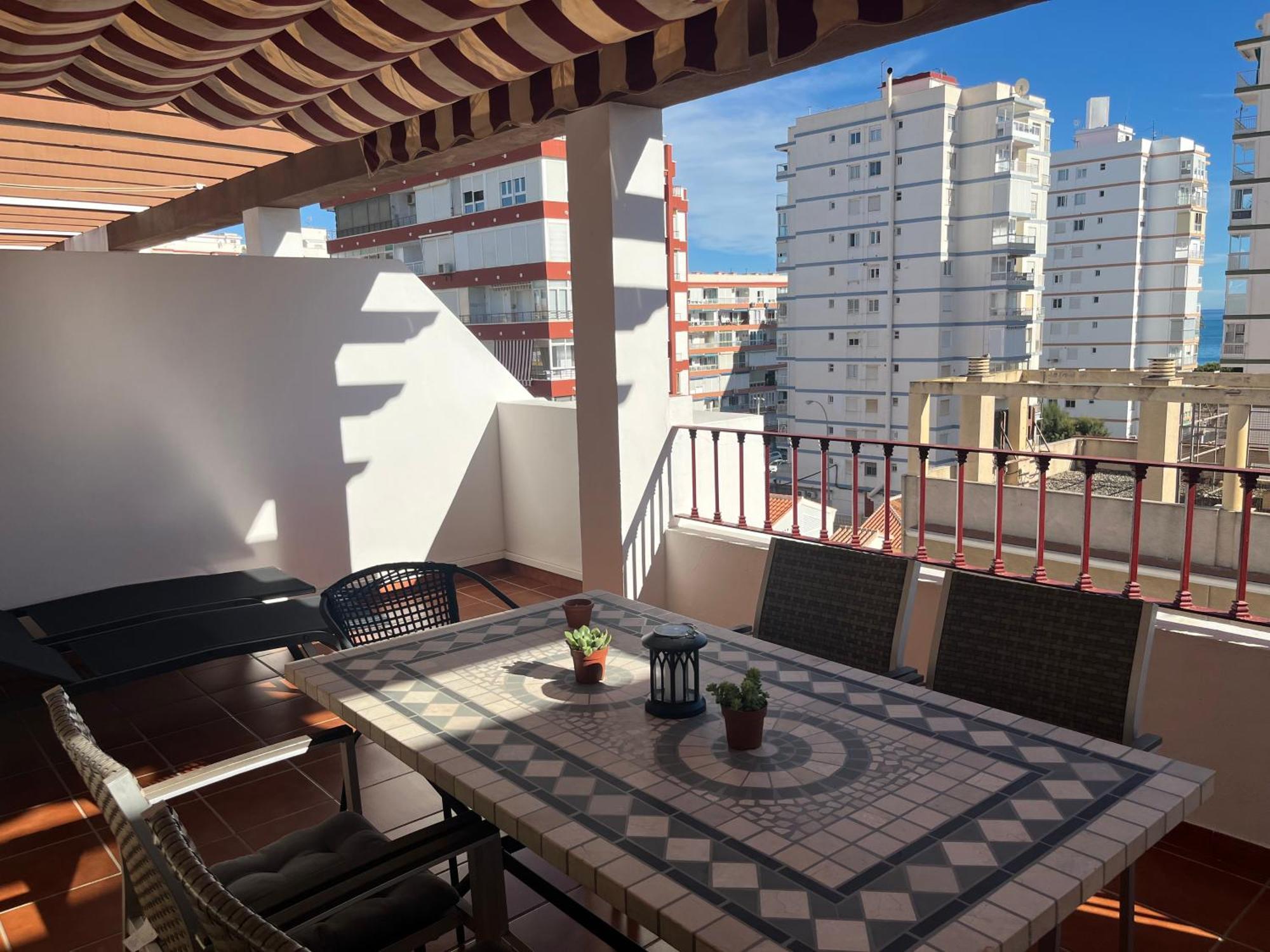 Ático con vistas al mar - Penthouse - private parking Torre Del Mar Exterior foto